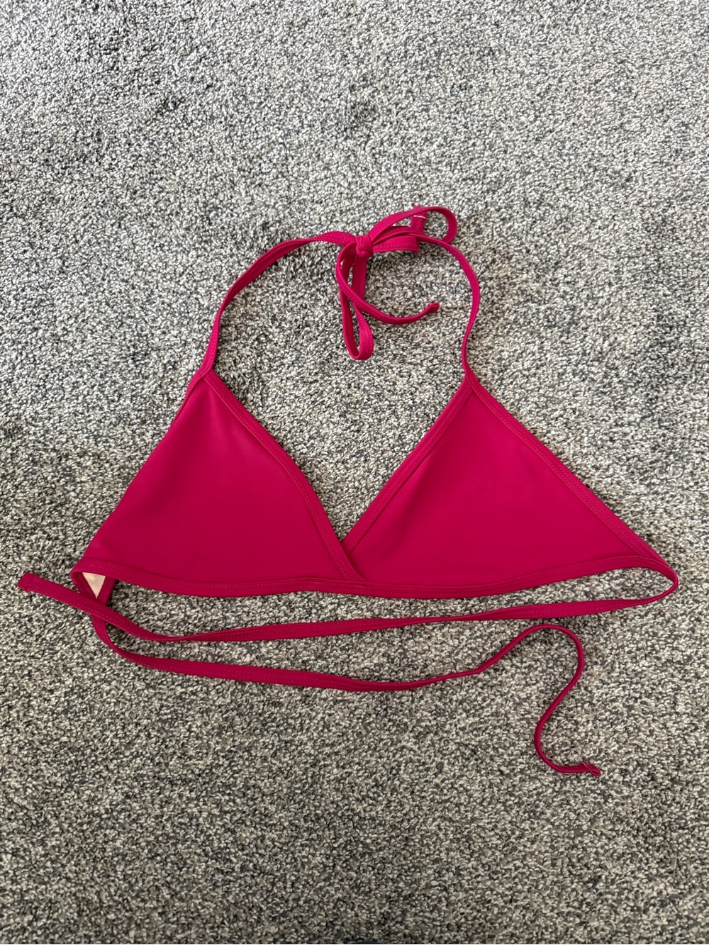 PacSun Hot Pink Triangle Bikini Top